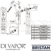 Bristan Trinity Bidet Mixer Pop-Up Waste Spares